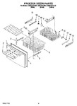 Diagram for 08 - Freezer Door Parts