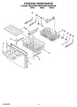 Diagram for 08 - Freezer Door Parts