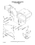 Diagram for 06 - Freezer Liner Parts