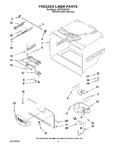 Diagram for 02 - Freezer Liner Parts