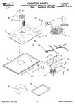 Diagram for 01 - Cooktop Parts