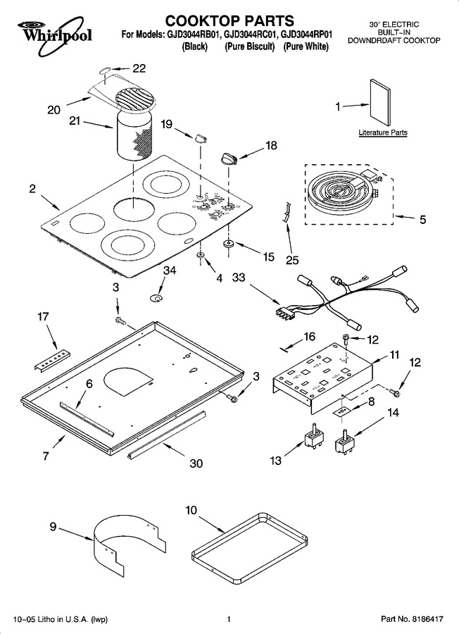 Diagram for GJD3044RP01