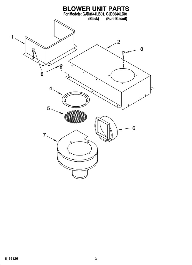 Diagram for GJD3644LB01