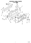 Diagram for 02 - Control Panel Parts