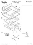 Diagram for 01 - Cooktop Parts