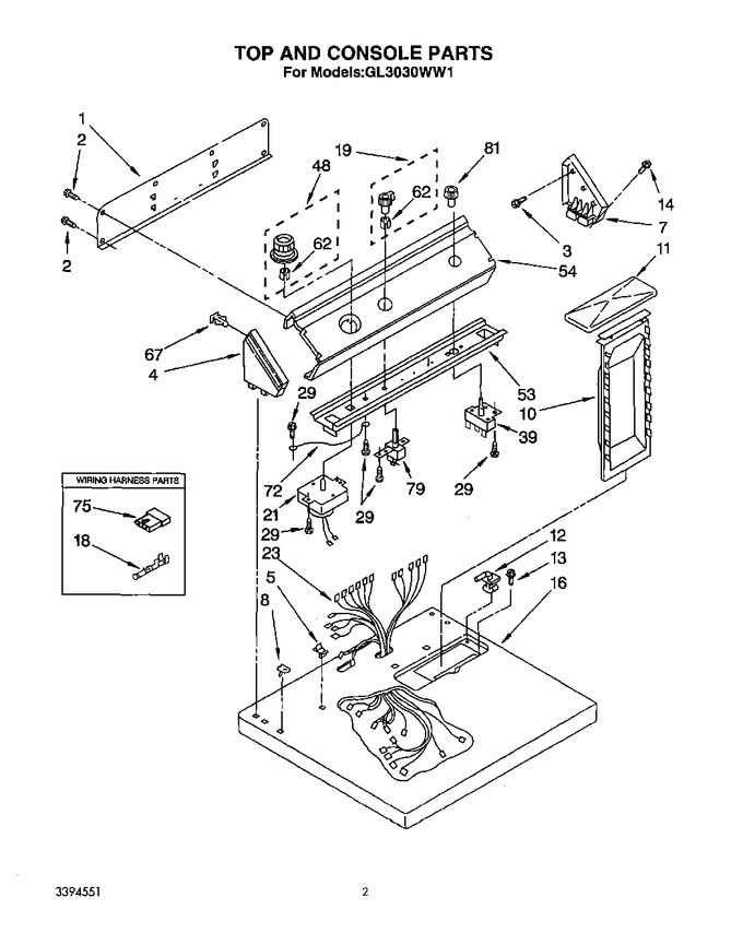 Diagram for GL3030WW1