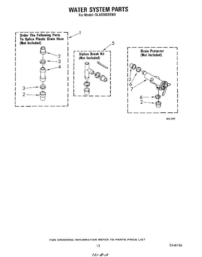 Diagram for GLA5580XSG0