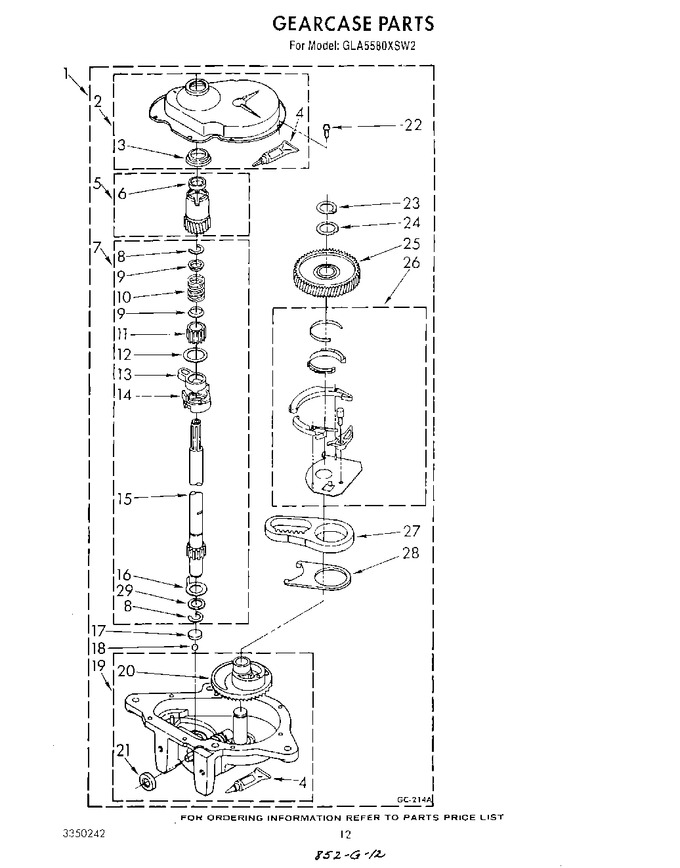 Diagram for GLA5580XSW2