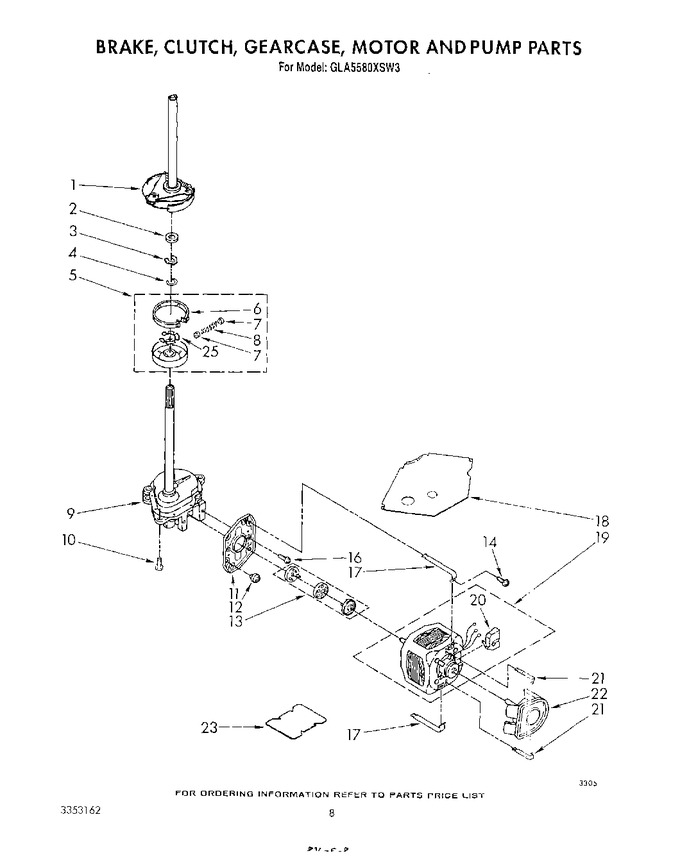 Diagram for GLA5580XSW3