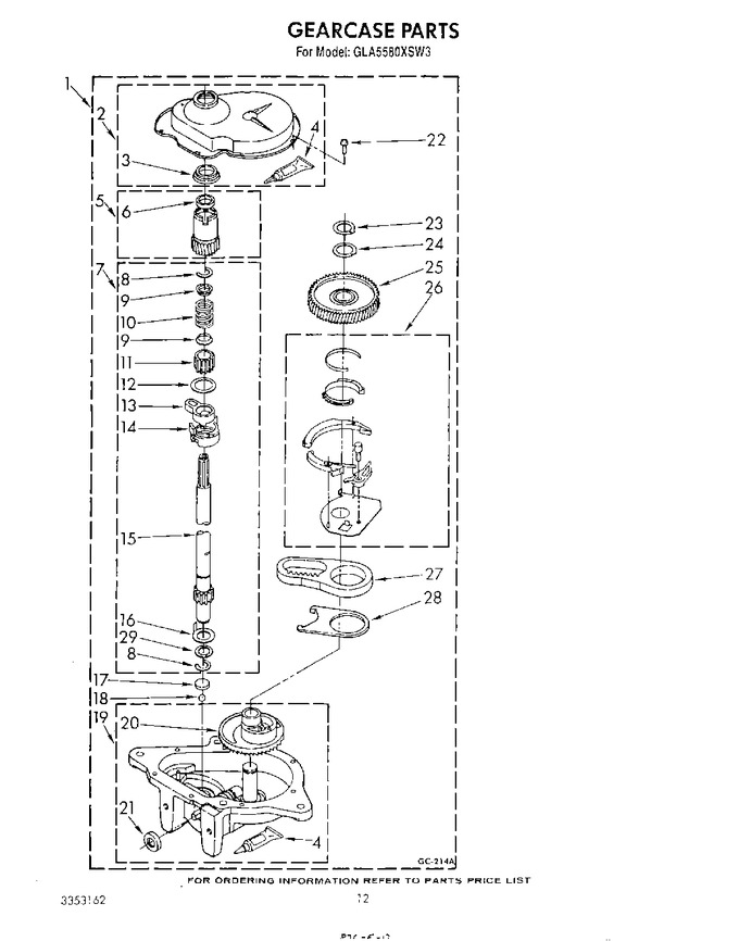 Diagram for GLA5580XSF3