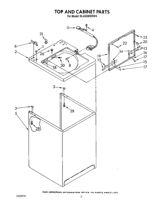 Diagram for GLA5580XSN4