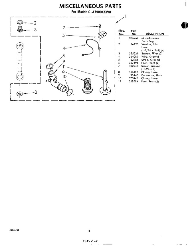 Diagram for GLA7900XKW0