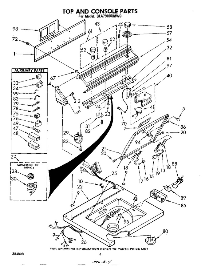 Diagram for GLA7900XMW0