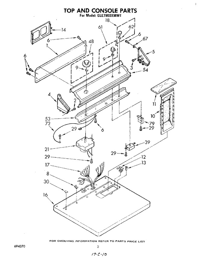 Diagram for GLE7900XMW1