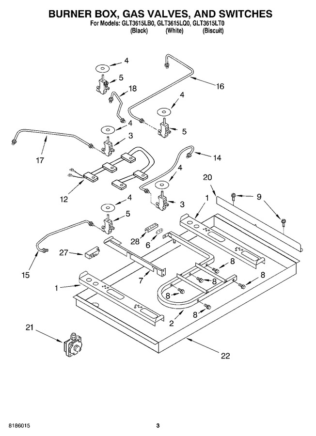 Diagram for GLT3615LB0