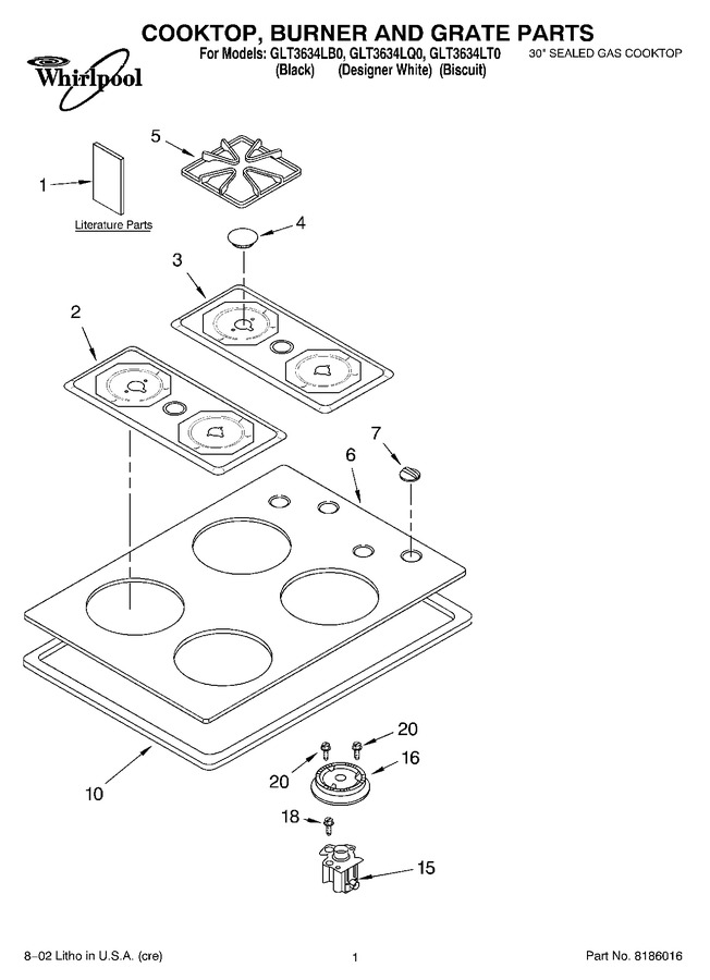 Diagram for GLT3634LT0