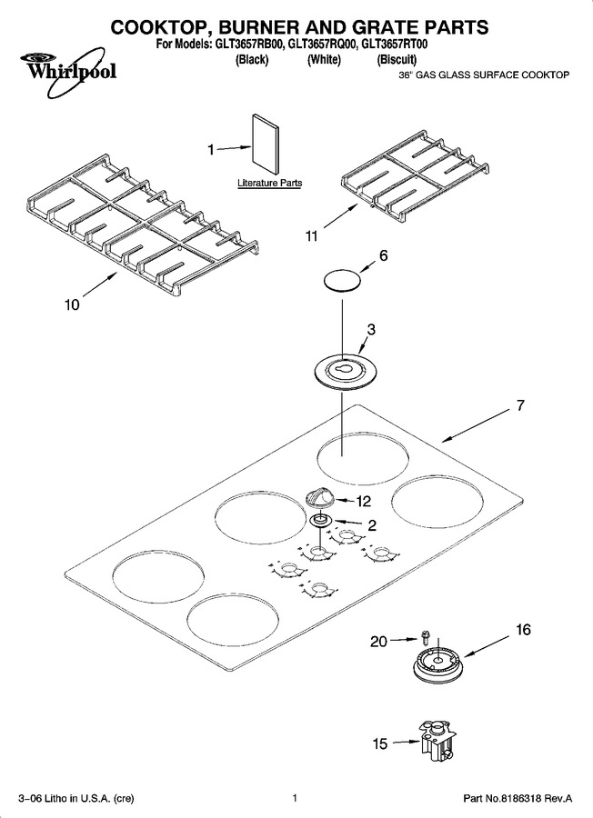 Diagram for GLT3657RT00