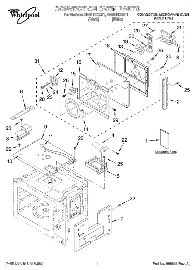 Diagram for GM8131XEB1