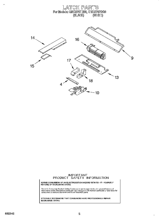 Diagram for GMC275PDQ0