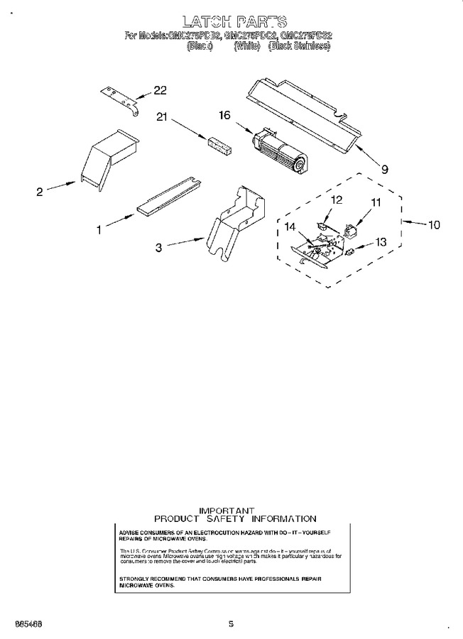 Diagram for GMC275PDS2