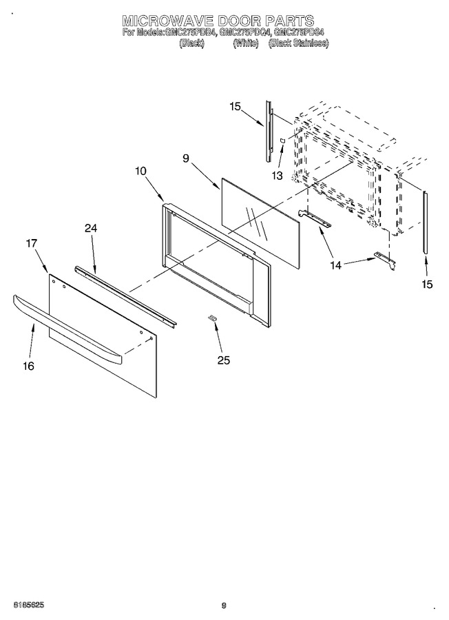 Diagram for GMC275PDQ4