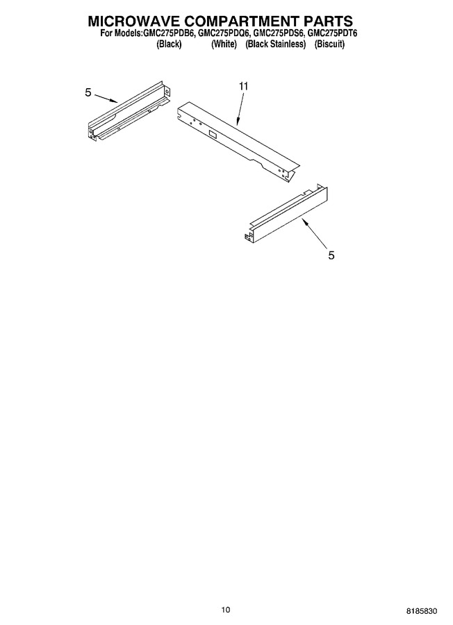 Diagram for GMC275PDQ6