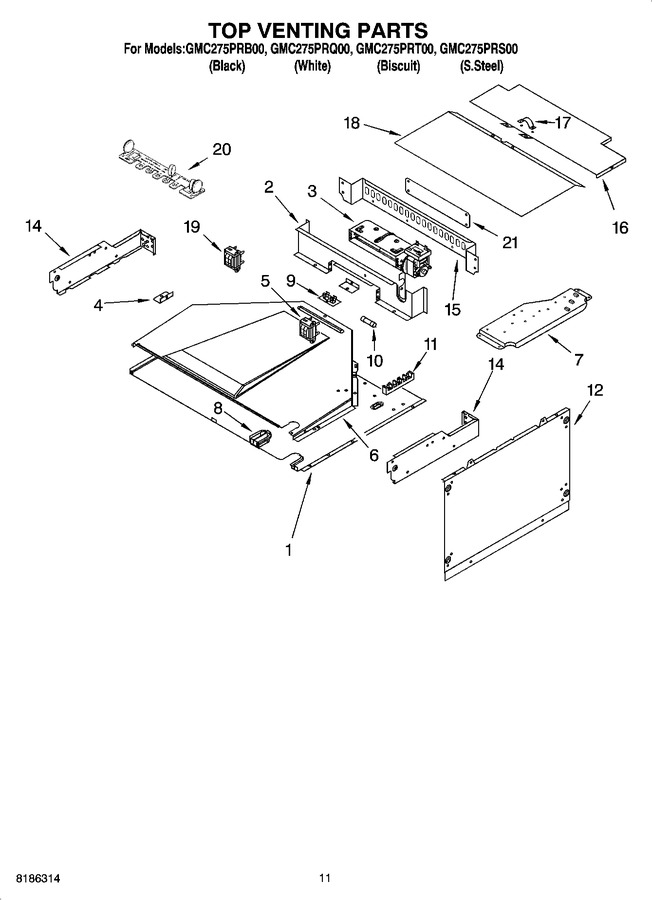 Diagram for GMC275PRQ00