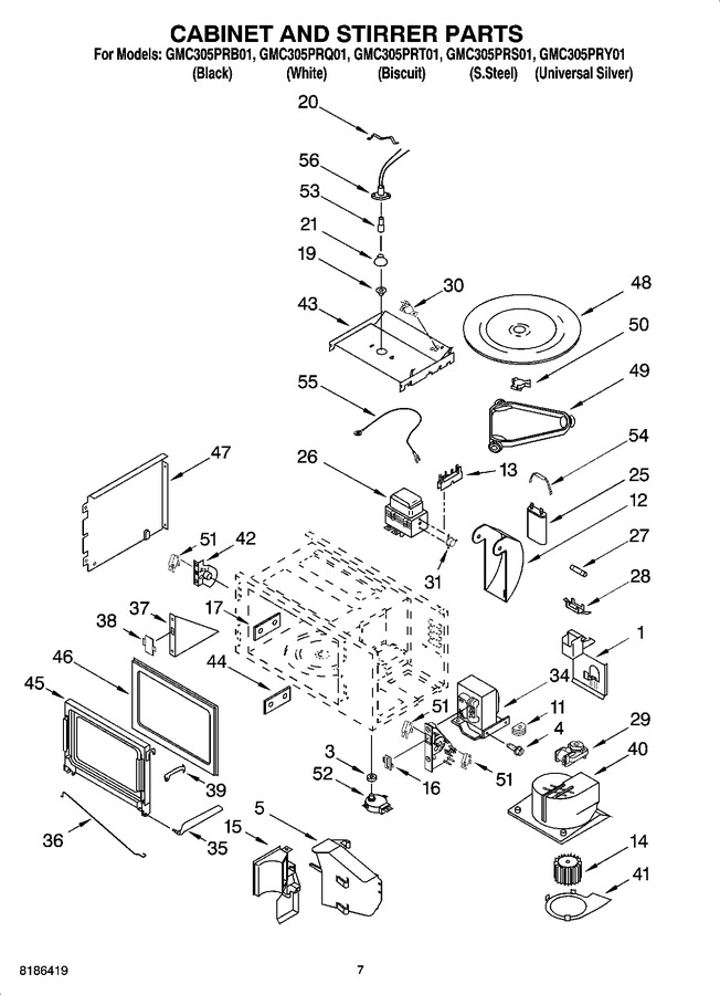 Diagram for GMC305PRY01