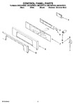 Diagram for 02 - Control Panel Parts