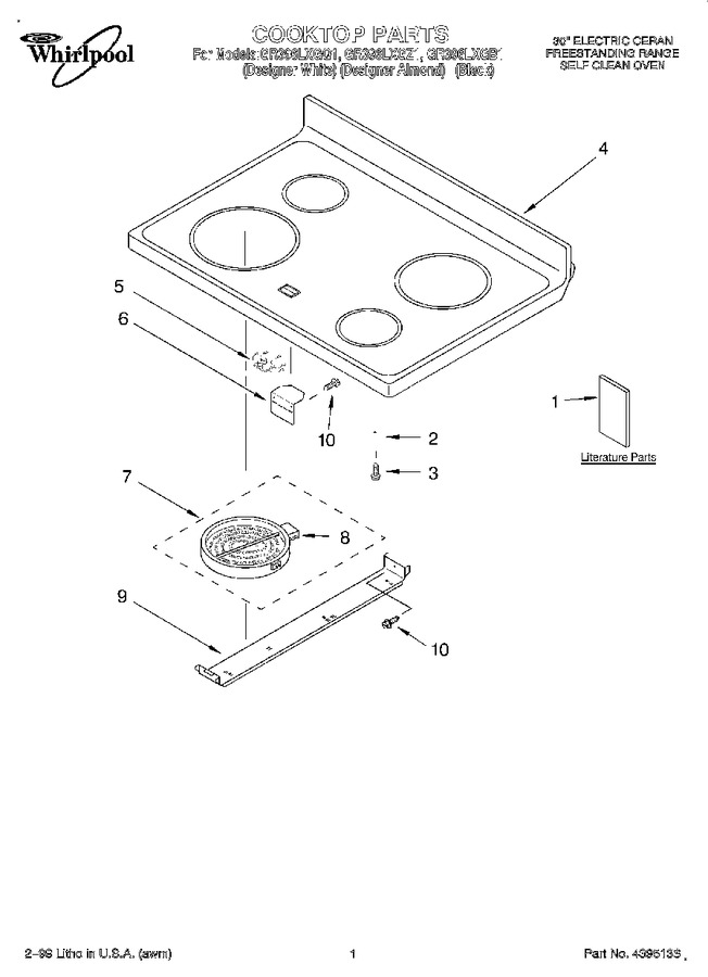 Diagram for GR396LXGB1