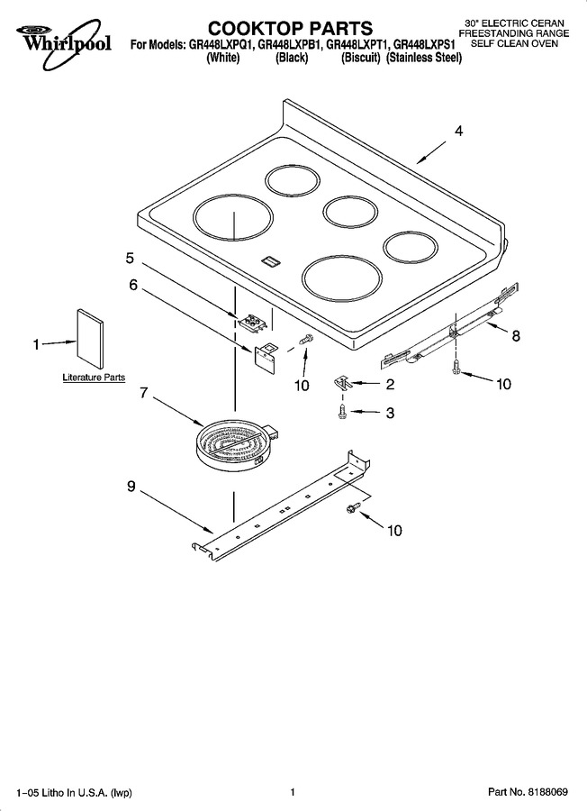 Diagram for GR448LXPB1