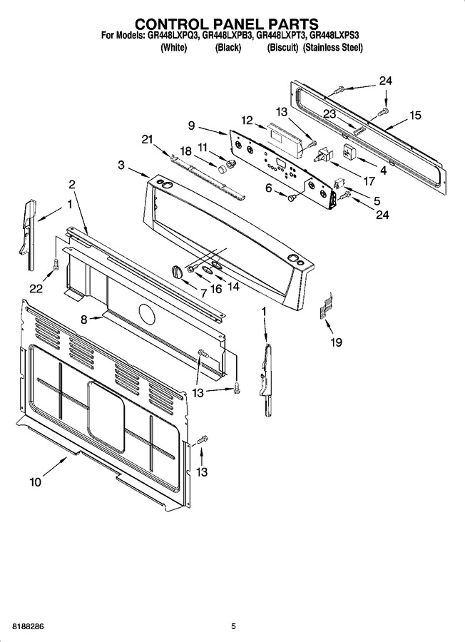 Diagram for GR448LXPB3