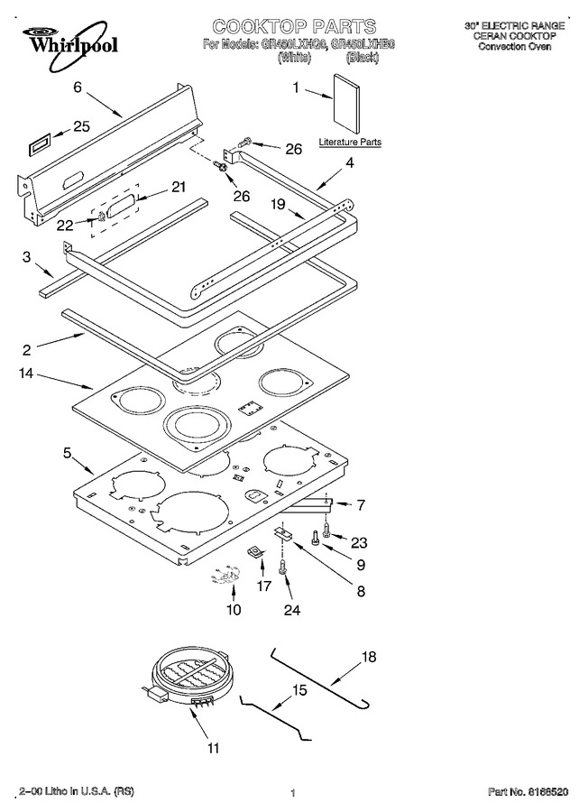 Diagram for GR450LXHB0