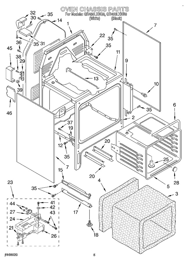 Diagram for GR450LXHB0