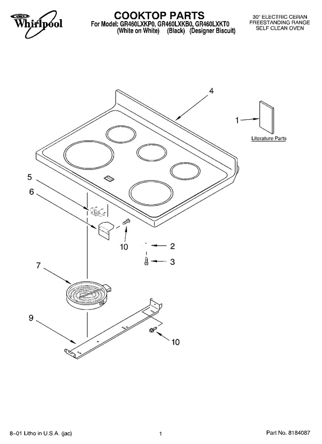 Diagram for GR460LXKT0