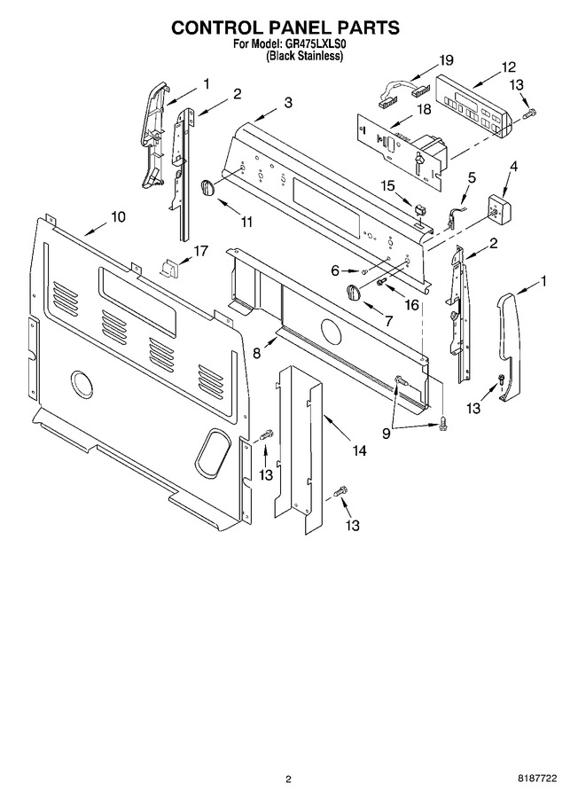 Diagram for GR475LXLS0