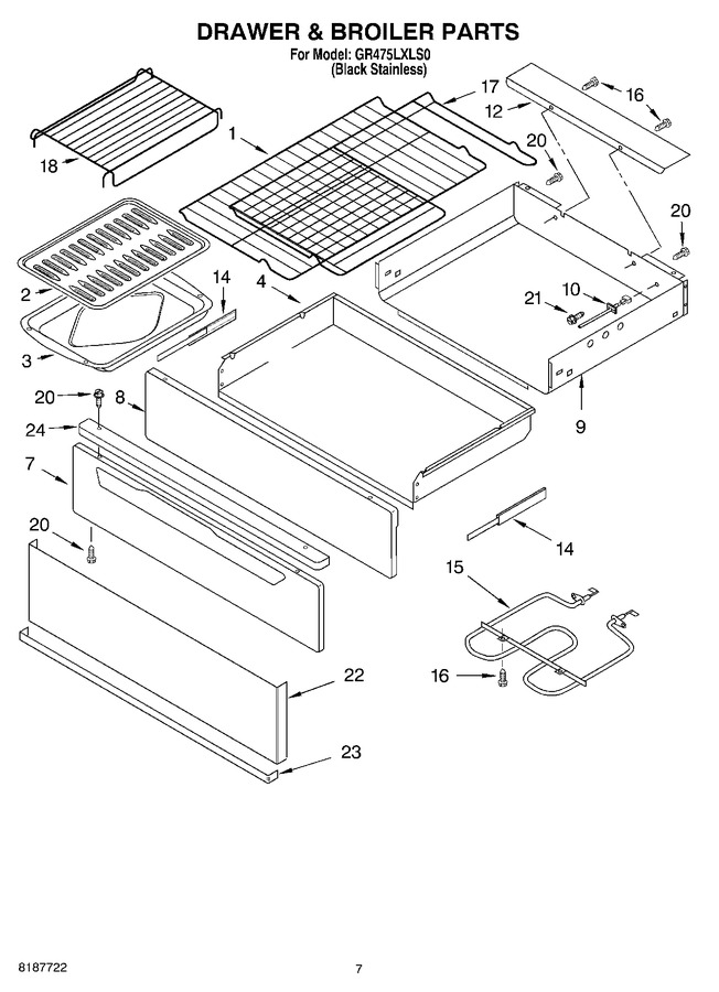 Diagram for GR475LXLS0