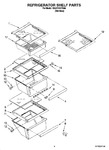 Diagram for 03 - Refrigerator Shelf Parts