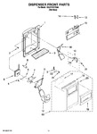 Diagram for 08 - Dispenser Front Parts