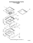 Diagram for 03 - Refrigerator Shelf Parts