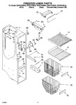 Diagram for 04 - Freezer Liner Parts