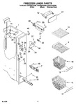 Diagram for 04 - Freezer Liner Parts