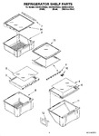 Diagram for 03 - Refrigerator Shelf Parts