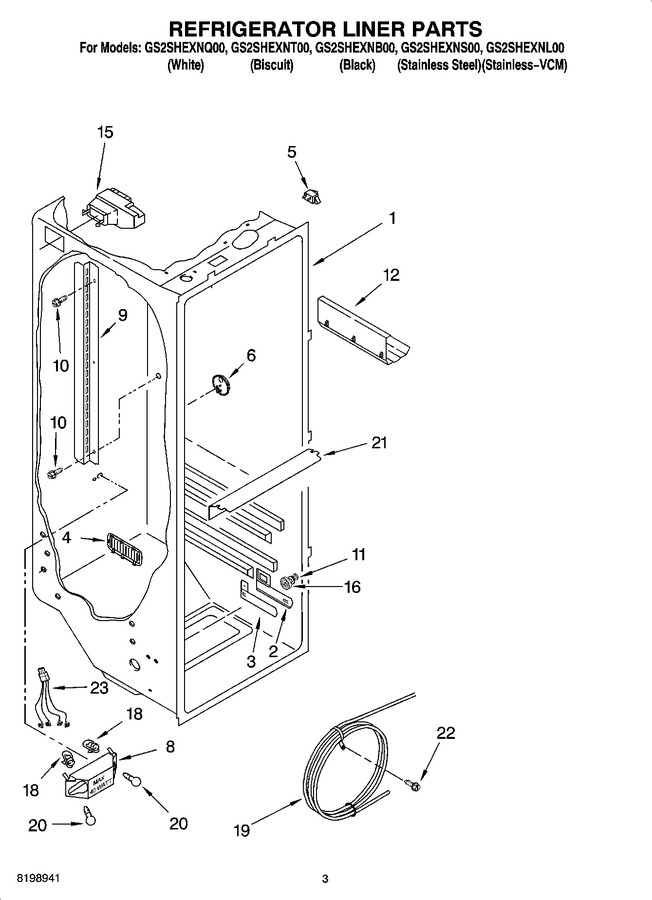 Diagram for GS2SHEXNS00