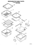 Diagram for 03 - Refrigerator Shelf Parts