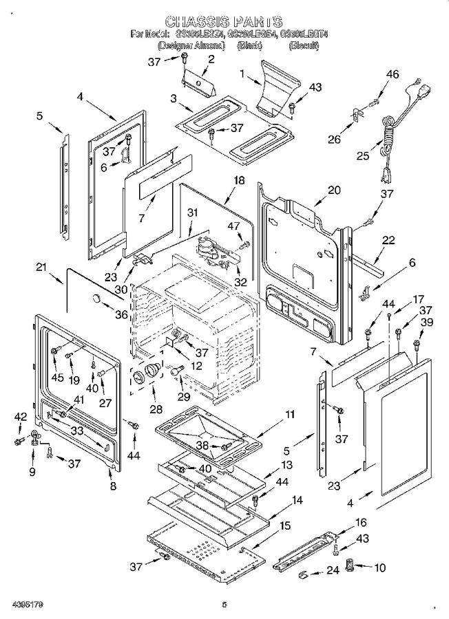 Diagram for GS395LEGZ4