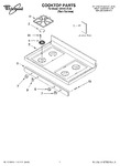 Diagram for 01 - Cooktop Parts