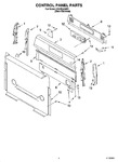 Diagram for 02 - Control Panel Parts