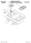 Diagram for 01 - Cooktop Parts