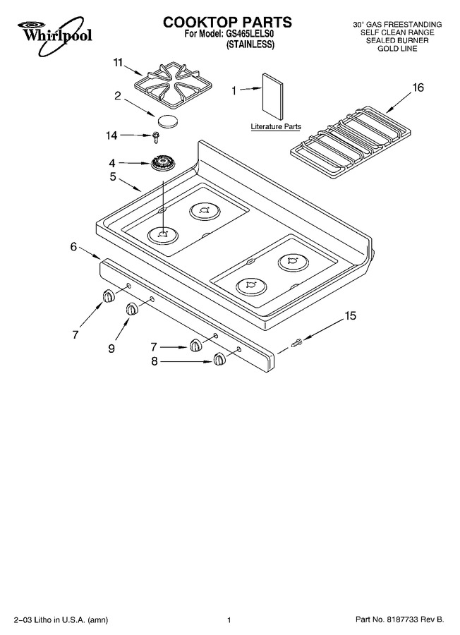 Diagram for GS465LELS0